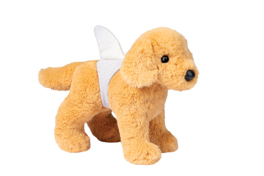 Douglas Cuddle Toys Sharky Golden Retriever