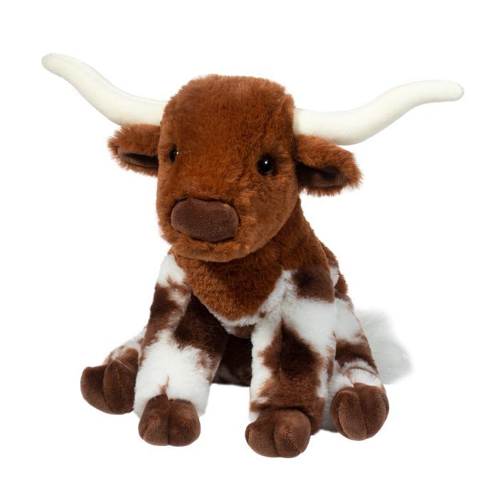 Douglas Cuddle Toys Bixbie Soft Texas Longhorn Bull