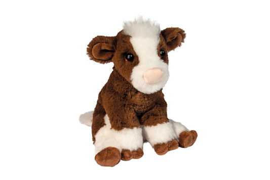 Douglas Cuddle Toys Mini Bessie Brown Cow