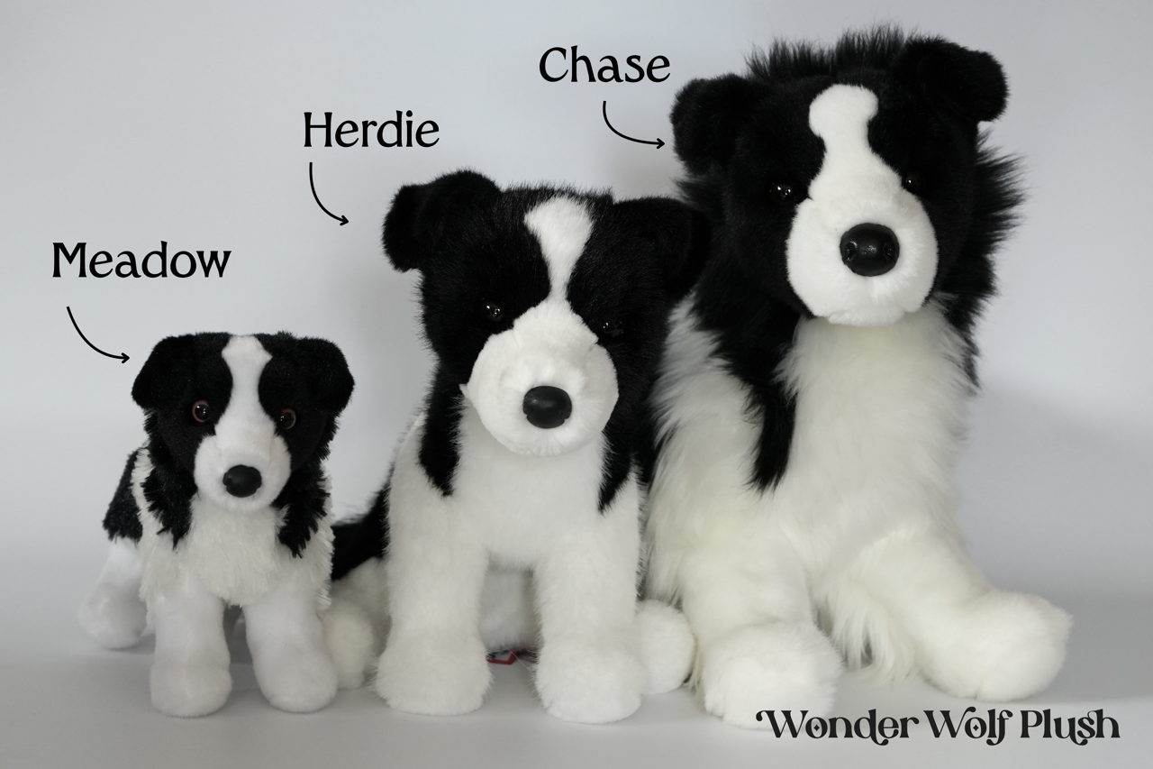 Chase Border Collie Douglas Cuddle Toys – Wonder Wolf Plush
