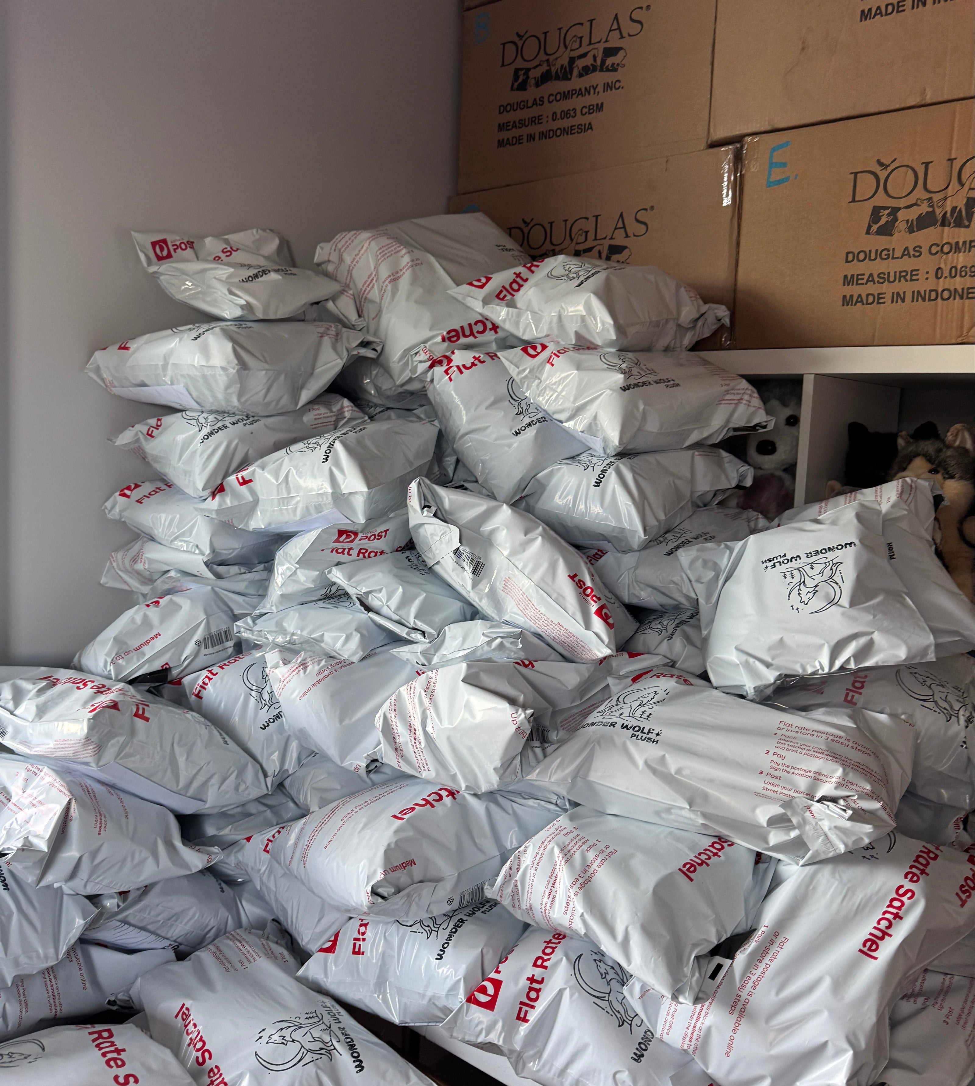 Pile of parcels